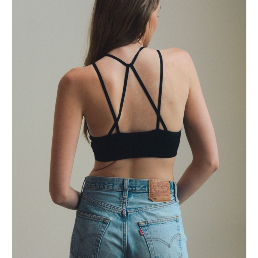PLUS SIZE Floral Cut Out BRALETTE - Picture 8 of 8